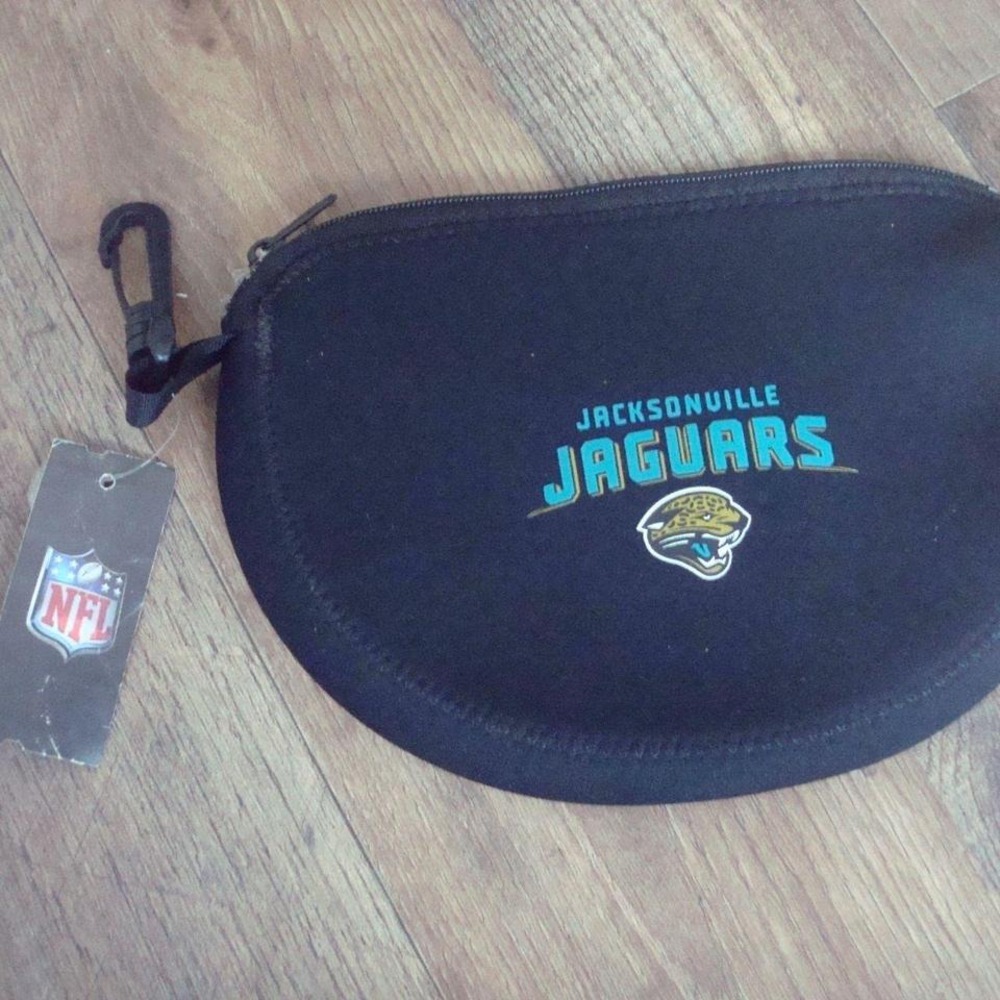 JACKSONVILLE JAGUARS 7X8 FANNYPACK BAG PURSE VINTAGE ZIPPER L4